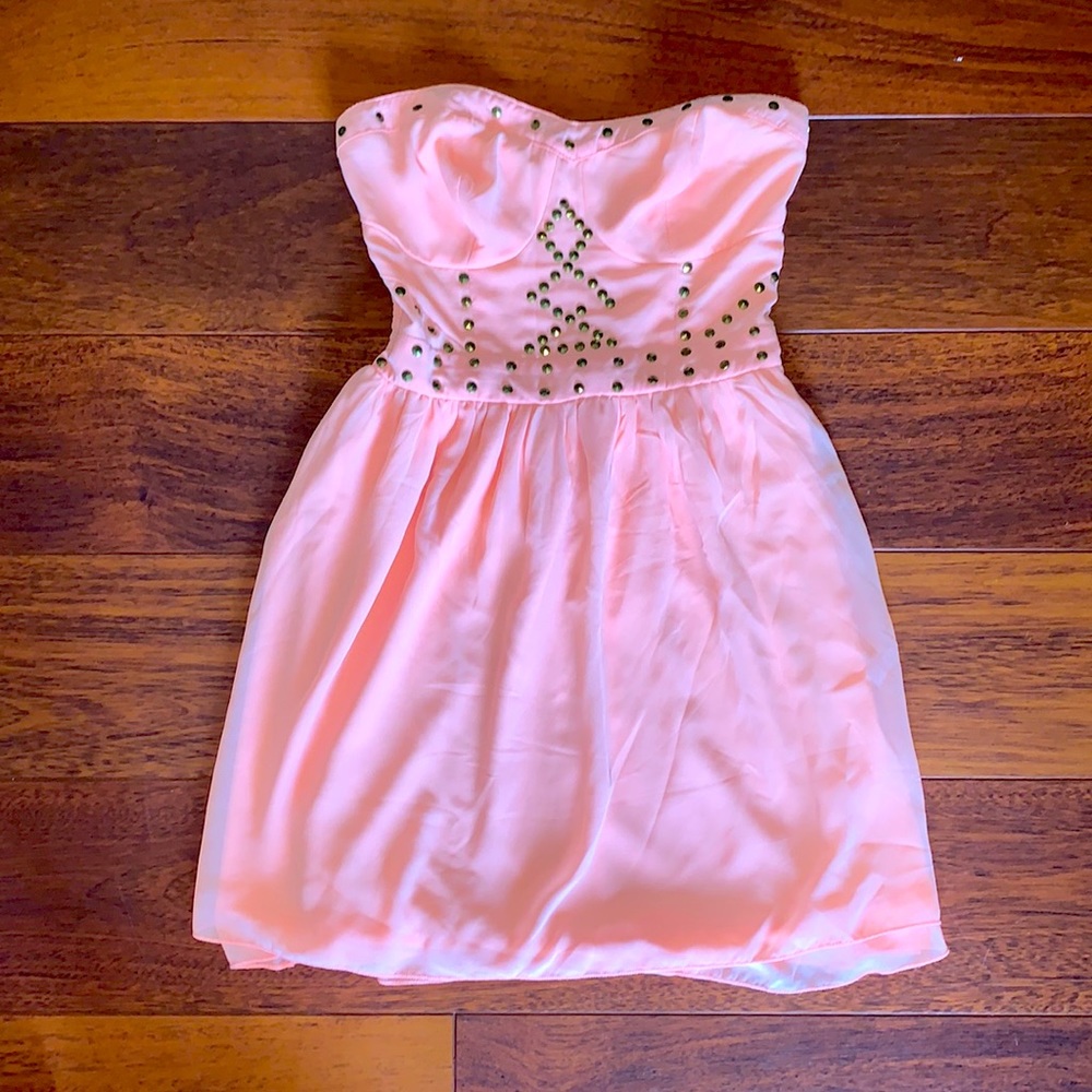 Strapless Halter Dress